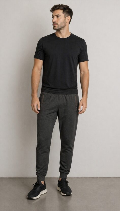 Nr.1107 Vīriešu sporta bikses (Y-41736-JK-GREY) ( 4XL izmērs)