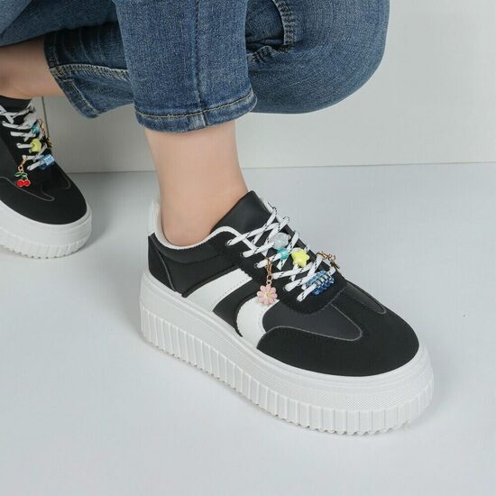 NR.1057 JAUNI SIEVIEŠU APAVI (PC318-BLACK)