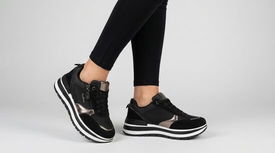 NR.1059 JAUNI SIEVIEŠU APAVI (YY117-BLACK)