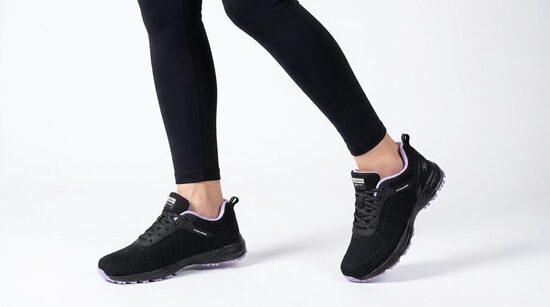 NR.1051 JAUNI SIEVIEŠU APAVI (VB9081-5-BLACK/PURPLE)