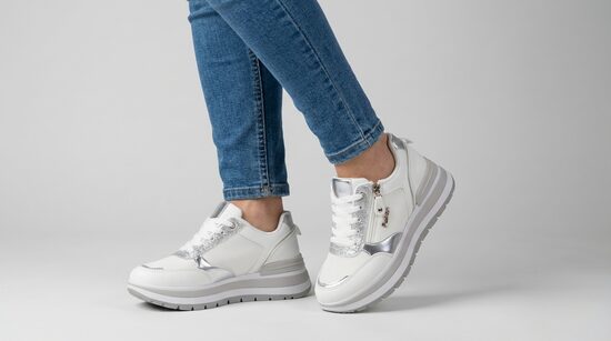 NR.1060 JAUNI SIEVIEŠU APAVI (YY117-WHITE)